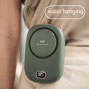 DQ203 Lazy Hanging Neck Fan USB Mini Desktop Large Wind Fan(Green )