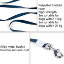 Pet Automatic Telescopic Traction Rope Dog Rope Dog Chain 5m(Black Blue)