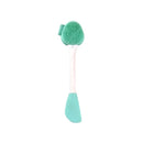 7 PCS Hand-Held Silicone Cleansing Brush And Mask Brush Green White Double-head Knife