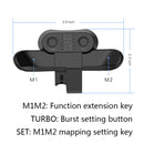 Back Key Extender Back Clip Key Custom Handle For PS4(Black)