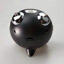0705 Big Volume Simple Three-Dimensional LED Alarm Clock Mute Luminous Electronic Clock(Black Shell Blue)