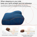 Butterfly Shape Memory Foam Snorked Pillow Slow Rebound Health Care Cervical Pillow, Dimensions: 50x30x10x6cm(Water Molecule Gray)