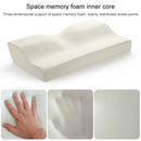 Butterfly Shape Memory Foam Snorked Pillow Slow Rebound Health Care Cervical Pillow, Dimensions: 50x30x10x6cm(Water Molecule)