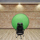 75cm EY-068 Green Background Cloth Folding ID Photo Green Screen Video Backdrop Board For E-Sports Chair