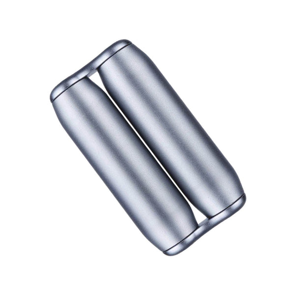 Metal Reduced Pressure Roller Hand Palm Care Massage Decompression Toys(Silver)