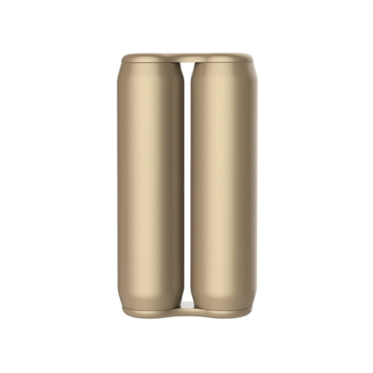 Metal Reduced Pressure Roller Hand Palm Care Massage Decompression Toys(Golden)