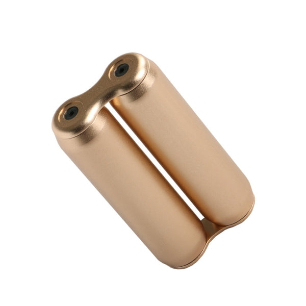 Metal Reduced Pressure Roller Hand Palm Care Massage Decompression Toys(Golden)