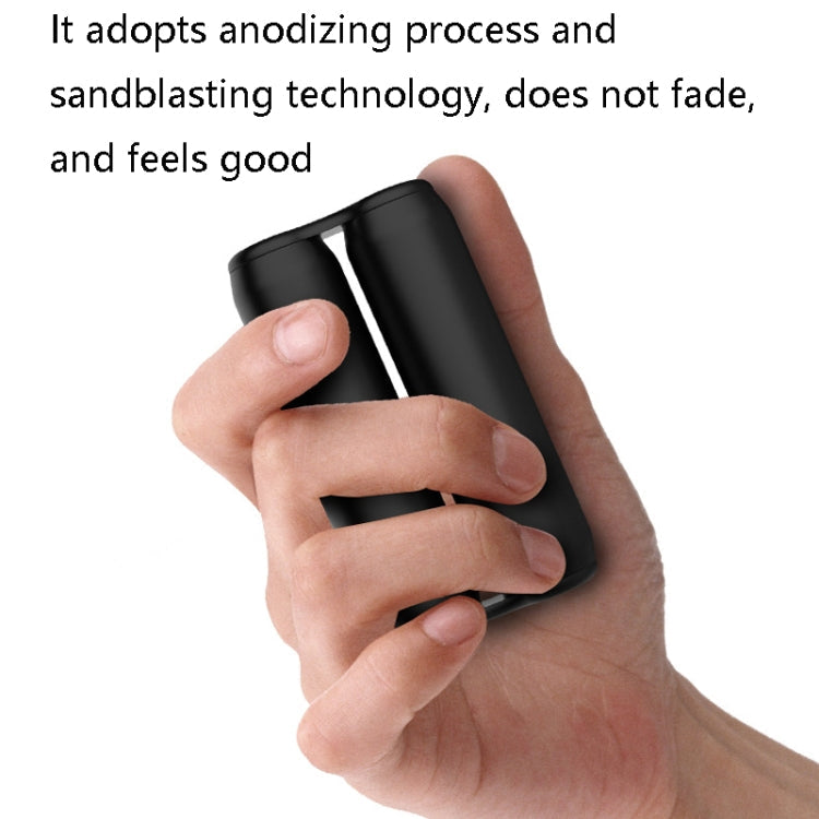 Metal Reduced Pressure Roller Hand Palm Care Massage Decompression Toys(Black)