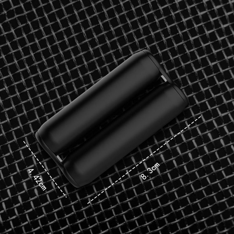 Metal Reduced Pressure Roller Hand Palm Care Massage Decompression Toys(Black)