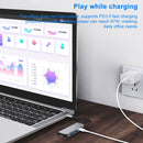 4 In 1 USB-C / Type-C To 4K HDMI + USB 3.0 + USB 2.0 + PD USB-C / Type-C Charging Ports Multifunctional HUB Docking Station