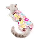 Female Cat Breathable And Anti-Licking Sterilization Clothing, Size: S(Donut)