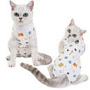 Female Cat Breathable And Anti-Licking Sterilization Clothing, Size: S(Football)