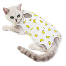 Female Cat Breathable And Anti-Licking Sterilization Clothing, Size: S(Banana)