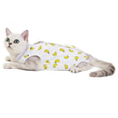 Female Cat Breathable And Anti-Licking Sterilization Clothing, Size: S(Banana)
