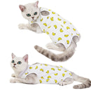Female Cat Breathable And Anti-Licking Sterilization Clothing, Size: S(Banana)