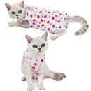 Female Cat Breathable And Anti-Licking Sterilization Clothing, Size: L(Strawberry)