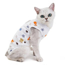 Female Cat Breathable And Anti-Licking Sterilization Clothing, Size: XL(Football)