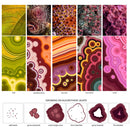 Allotype Agate Puzzle Difficult Wooden Jigsaw Puzzle Toy(Blue )