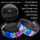 WEST BIKING Bicycle Volorful Handlebar Straps Shock Absorption PU Non-Slip Handlebar Wrap Riding Equipment(Colorful)