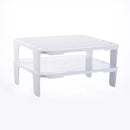 Stackable Refrigerator Tiered Shelf Kitchen Compartment Dish Dtorage Rack(White)