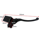 Motorcycle Modification Accessories Pump Assembly Front Hydraulic Brake Oil Pump(White Handle Black Pump)