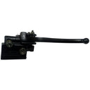 Motorcycle Modification Accessories Pump Assembly Front Hydraulic Brake Oil Pump(White Handle Black Pump)