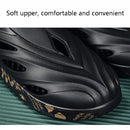 Large Size Sandals Summer Men Flip Flop Outdoor Hole Shoes Beach Shoes, Size: 40(Black)