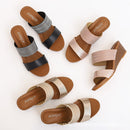 Ladies Sandals And Slippers Fashionable Outer Wear Platform High Heels, Size: 40(Champagne)