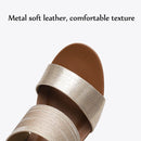 Ladies Sandals And Slippers Fashionable Outer Wear Platform High Heels, Size: 40(Champagne)