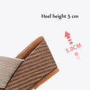 Ladies Sandals And Slippers Fashionable Outer Wear Platform High Heels, Size: 40(Golden)