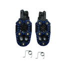 Motorcycle Modified Aluminum Alloy Foot Pedal Accessories(Blue)