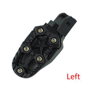 Motorcycle Modified Aluminum Alloy Foot Pedal Accessories(Blue)