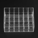 2 PCS 24-Grid Acrylic Lipstick Jewelry Makeup Holder Display Stand Storage Box Organizer
