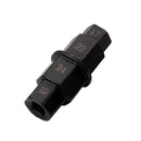 Motorcycle Wheel Axle Disassembly Tool Front Wheel Spindle Removal Wrench Disassembly Sleeve Hex Socket(Black)