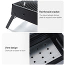Wrought Iron Barbecue Thickened Folding Barbecue 63.5x42x48cm