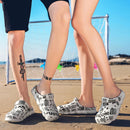 Spring And Summer Men EVA Casual Breathable Sandals Letter Beach Shoes Slippers, Size: 39(Gray)