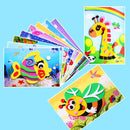 20 PCS Child EVA DIY Handmade Sticker Pictures, Random Style Deilvery