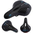 WEST BIKING YP0801083 Bicycle Taillight Thickened Soft And Comfortable Mountain Bike Seat Cushion(Black Blue)