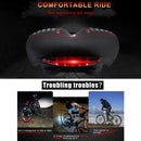 WEST BIKING YP0801083 Bicycle Taillight Thickened Soft And Comfortable Mountain Bike Seat Cushion(Black Blue)