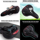 WEST BIKING YP0801083 Bicycle Taillight Thickened Soft And Comfortable Mountain Bike Seat Cushion(Dark Green)
