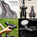 WEST BIKING YP0801086 Silicone Thickened Soft And Comfortable Bicycle Seat(Dark Green)