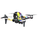 STARTRC UAV + Remote Control + Glasses Body Protective PVC Sticker For DJI FPV(Colored Graffiti)