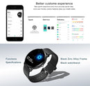 V11 Smartwatch Real-time Heart Rate Blood Pressure Monitor Multi-sport mode Breathing Light Smart Watch for Android IOS Phone(Pink Silicone)