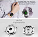 V11 Smartwatch Real-time Heart Rate Blood Pressure Monitor Multi-sport mode Breathing Light Smart Watch for Android IOS Phone(Pink Silicone)