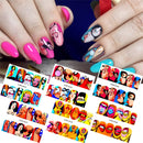50 PCS Nail Sticker Set Decal Water Transfer Slider Nails Art Decoration, Color:YZWN351