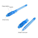 10 PCS Creative Magic UV Light Invisible Ink Pen Marker Pen(Purple)