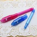 10 PCS Creative Magic UV Light Invisible Ink Pen Marker Pen(Yellow)