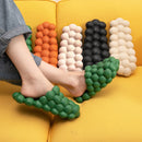 Women Bubble Fashion Slippers Home Massage Slippers, Size: 39-40(Black)