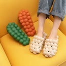 Women Bubble Fashion Slippers Home Massage Slippers, Size: 39-40(Caramel)