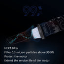 WELTRIP V11 Car Vacuum Cleaner High Suction Portable Hand-Held Vacuum Cleaner Wired Black